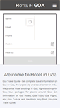 Mobile Screenshot of hotel-in-goa.com